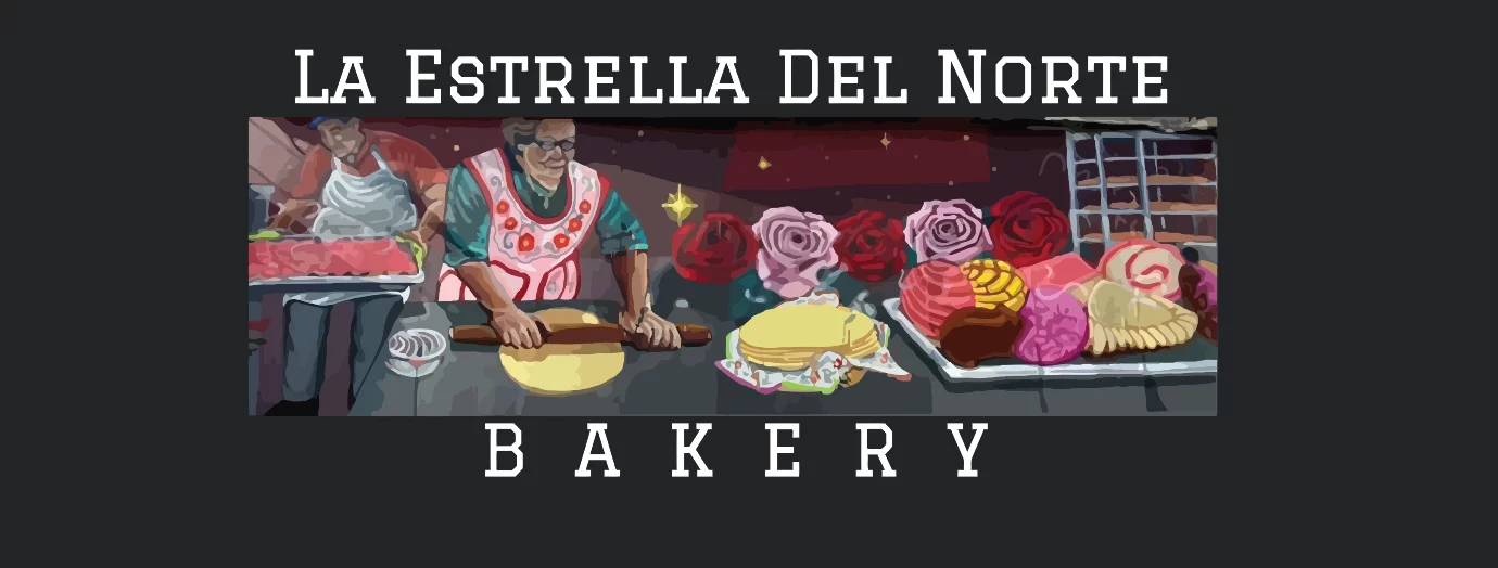 La Estrella Del Norte Bakery mural artwork